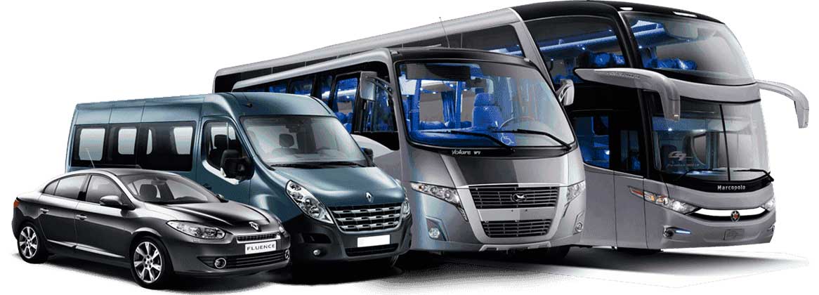 locação de vans para viagens transfer aeroporto eventos